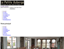 Tablet Screenshot of lapetiteauberge-ustaritz.com